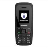 Jio Jiobharat V4 4G Keypad Phone With Safety Shield Feature, Jiotv, Jiohotstar, Jiosaavn, Jiopay (Upi & Soundpay), Led Torch, Digital Camera, 1000Mah Battery | Black | Locked Network