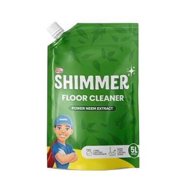Shimmer Neem Floor & Surface Cleaner – 5L Mega Jar | Natural Disinfectant With Germ Protection | Long-Lasting Fragrance | Safe For Kids & Pets | All Surface Use | Home And Commercial Use
