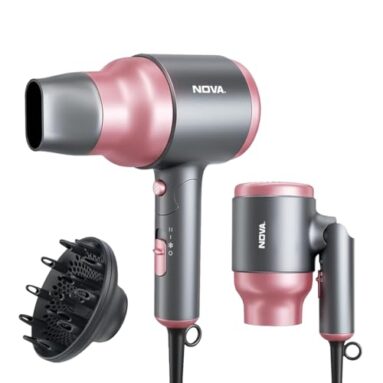 Nova Nhp 8223 Professional Hair Dryer (2000 Watts, Rose Gold)