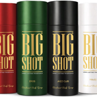 OSCAR Big Shot Jazz Club, Privee, Eros & Red (150mlx4) Long Lasting Body Deo Deodorant Spray  –  For Men & Women(600 ml, Pack of 4)