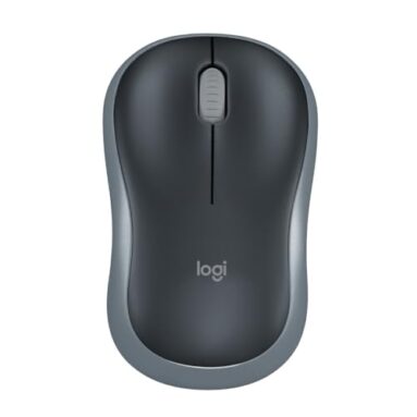 Logitech M186 Wireless Mouse, 2.4Ghz With Usb Mini Receiver, 3 Years Battery Life, 1000 Dpi Optical Tracking, Ambidextrous, Compatible With Pc, Mac, Laptop