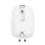 Polycab Elanza Dlx 4-Star, 25 Litre, 2Kw Electric Storage Geyser (Water Heater) For Home,Bathroom|Efficient Heating Element,Glasslined Coated Tank|Enhanced Safety, Temperature Control Knob【White】