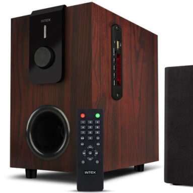 Intex 2.1 Choral Tufb Os 40 W Bluetooth Home Theatre(Black And Brown, 2.1 Channel)