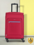 Aristocrat Nile 4W Exp Strolly 66 Bright Red Expandable  Check-In Suitcase 4 Wheels – 27 Inch
