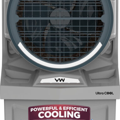 Vw 125 L Desert Air Cooler With Bacteria Free Cooling Pad Technology(Grey, Ultra Cool 125L)