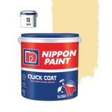 Nippon Paint Quick Coat Interior Emulsion Paint – 10 Kg (Buttermelt)-Quick Drying, Good Coverage, Low Voc-Paint For Wall, Living Room