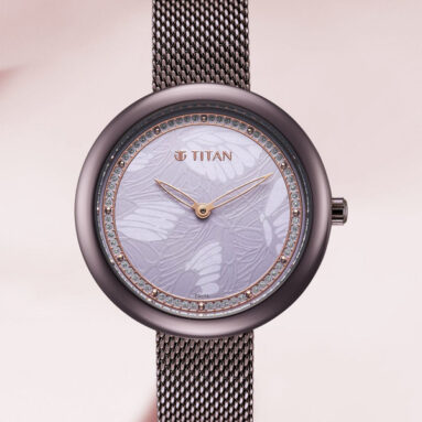 Titan Purple Glitz Purple Glitz Analog Watch  – For Women