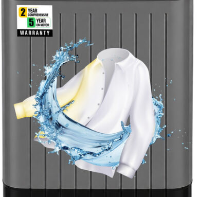 Vw 8.5 Kg Semi-Automatic Top Load Washer Only Grey(V8 Supremewash)