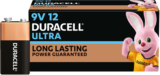 DURACELL Ultra 9V, High-Drain Devices, Smoke Alarm, Radio, Smoke Detector  Battery(Pack of 12)