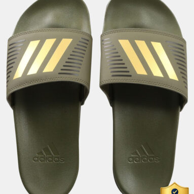 Adidas Unisex Slides(Green , 10)