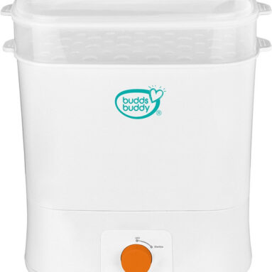 Buddsbuddy 3 In 1 Baby Bottle Electric Steam Sterilizer – 10 Slots(White)