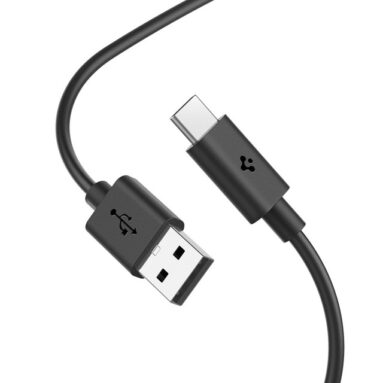 Spigen Usb Type C Cable 3 A 1 M Pb2300(Compatible With Mobile, Black, One Cable)