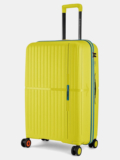 Nasher Miles Springfield Hard-Sided Polypropylene Check-In Luggage Green 75Cm Trolley Bag Check-In Suitcase 8 Wheels – 28 Inch