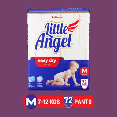 Little Angel Easy Dry Pant Diapers – M(72 Pieces)