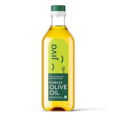 Jivo Daily Cooking Pomace Olive Oil 1 Litre | Imported From Spain | Rich In Monounsaturated Fatty Acids (Mufa) | Low In Saturated Fat | Ideal For Roasting, Frying, And Baking.