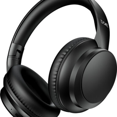 Boat Rockerz 371, 40Mm Drivers, 50H Battery, Beast Mode, Enx, Voice Assistant,Bt V5.4 Bluetooth(Black Sabre, On The Ear)