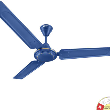 Orient Electric Ujala Air Bee Star Rated With 2 Year Warranty 1200 Mm Ceiling Fan(1 Star | Matt Blue | Pack Of 1)