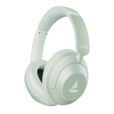 Boat Rockerz 650 Pro (2025 Launch),Touch/Swipe Controls,Dolby Audio,80Hrs Battery,2Mics Enx,Fast Charge,App Support,Dual Pair,Bluetooth Over Ear Headphones,Wireless Headphone With Mic (Sage Green)
