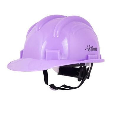 Aktion Ak H12_Vlt Safety Helmets Rachet Type, Is 2925:1984 Color: Violet, Pack Of 2