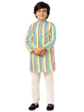 A.T.U.N. (All Things Uber Nice) Candy Pop Stripes Kurta & Pyjama Set