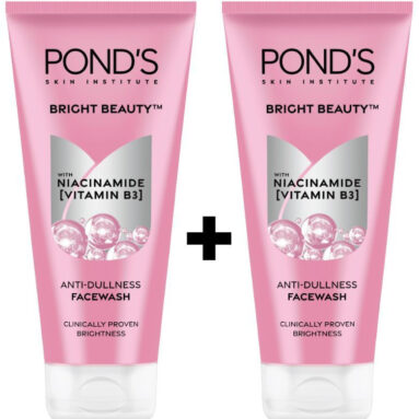 Pond’S Bright Beauty Combo, Pack Of 2, Spotless Glow With Vitamin B3 Face Wash(400 G)