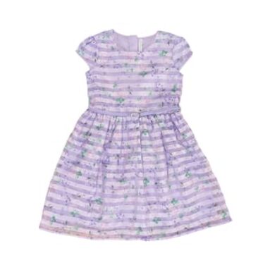 Pantaloons Junior Girls Lavender Dress Regular Fit,Lavender,13-14 Yrs