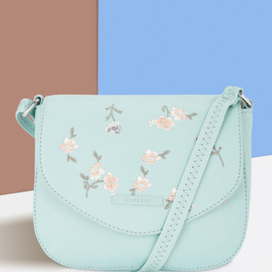 Caprese Women Blue Sling Bag