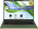 Motorola Motobook 60 Pro Full Metal Oled Ai Pc Intel Core Ultra 5 225H – (16 Gb/512 Gb Ssd/Windows 11 Home) 83Ny000Cin Thin And Light Laptop(14 Inch, Pantone Bronze Green, 1.39 Kg, With Ms Office)