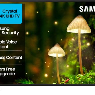 Samsung 138 Cm (55 Inch) Ultra Hd (4K) Led Smart Tizen Tv 2025 Edition With 4K Upscaling | Hdr 10+ | Voice Assistance Remote Control | Purcolor | Slim Look | Samsung Knox Security | 100+ Free Channels | Universal Gestures(Ua55Ue84Afulxl)