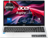 Acer Aspire 15 Lite(I5 14Th Gen) Intel Core 5 210H – (16 Gb/512 Gb Ssd/Windows 11 Home) Al15-52H Notebook(15.6 Inch, Pure Silver, 1.7 Kg)
