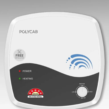 Polycab Superia Wh 25 L Storage Water Geyser | 5 Star Bee Energy Rating(Grey)