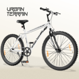 Urban Terrain Galaxy 26T High Performance Mtb Cycles For Men With Complete Accessories 26 T (Inch) Road Cycle(Single Speed, White, Rigid)