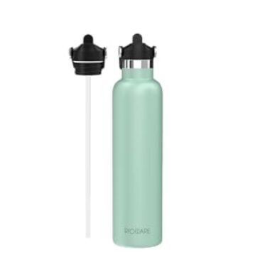 Rioware® Riotuff Insulated Water Bottle 1000Ml Stainless Steel Leak Proof 24 Hours Hot And Cold For School,Office,Gym, Sports, Hiking, Trek, Travel For Men & Women Matt Finish(Green)