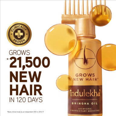 Indulekha Bringha Hair Oil With 11 Herbs, Ayurvedic Hair Oil For Hair Growth Hair Oil(250 Ml)