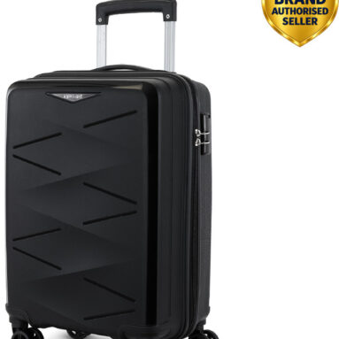 Kamiliant By American Tourister Combination Lock-Triprism Edge Cabin Suitcase 4 Wheels – 22 Inch