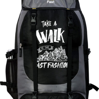 Fast Fashion Large 60 L Laptop Backpack Unisex Water Proof Mountain Rucksackhiking/Trekking Rucksack  – 60 L(Grey)