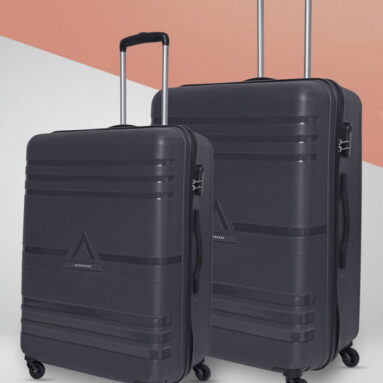 Aristocrat Airstop 2 (Small 53Cm | Medium 63Cm) – Trolley Bag Cabin & Check-In Set 4 Wheels – 25 Inch